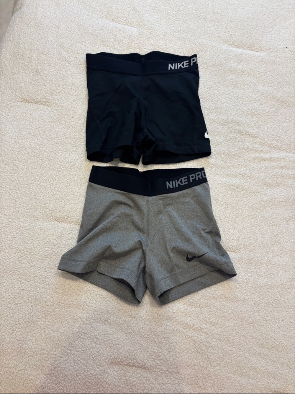 Nike Pro Womans Shorts - Black & Gray